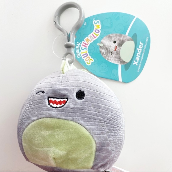 Squishmallows Other - Squishmallow Xander T-Rex Dinosaur Clip NWT
